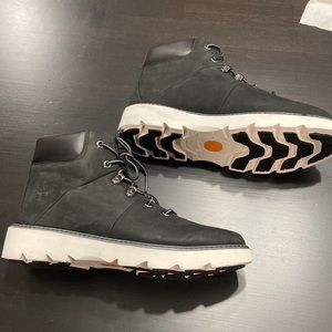 NEW TIMBERLAND WOMENS KEELY FIELD HIKER BOOT - BLACK SIZE 5.5